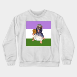 Ratatouille Genderqueer Rights Crewneck Sweatshirt